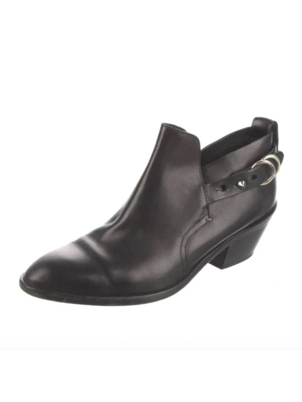 Rag & Bone Women's Sullivan Black Leather Ankle Boots Size EU 41